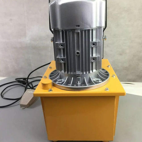 Top Level 7L Electric Hydraulic Pump Delivers Killer 750W Performance At 110V With Rock Solid Construction And Crisp Pedal Solenoid Valves For Slick Operation Handling Up To 70 Mpa Pressure While Includes An Extra Long 1 8 M Oil Hose For Easy Use