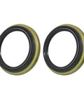 Heavy Duty Front Axle Hub Bearing Oil Seal 90316A0001 Fits Toyota 4runner Tacoma Fj Cruiser Lx470 Gx460 Gx470 close-up view of two seals