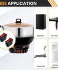 Two Pack Boat Shaped Rocker Switches With 2 Pins And 2 Positions On And Off 250V 15A Or 125V 20A Dope Marine Grade Toggle Switches For Boats RVs Trailers Electronics shown on a cooker panel