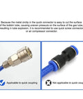 Heavy Duty PU Pneumatic Hose With Reinforced Fiber Core For High Pressure Air Compressor Systems quick connector comparison