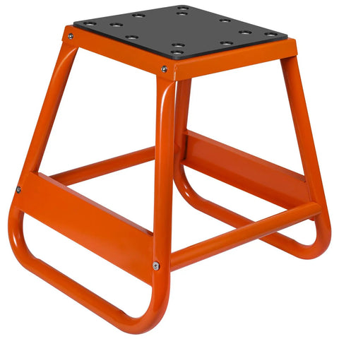Heavy Duty Center Stand For Dirt Bikes And Powersports With Non Slip Pad Mini Bike Stand And Hoist Table For Dirt Bike Maintenance Supports Up To 800 Lbs Ideal For Garage Or Shop.