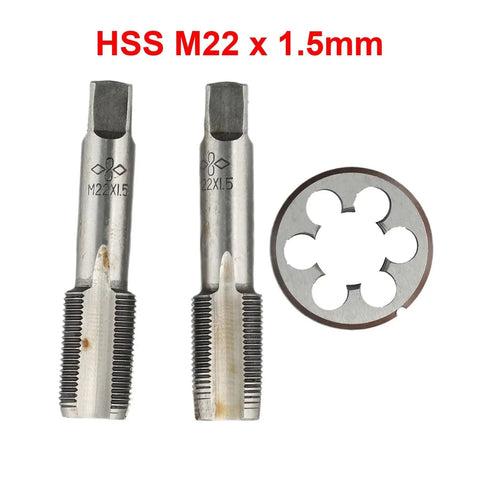 Metric Tap And Die Set For Internal And External Threads, Industrial Grade HSS Hand Tools For Metalworking