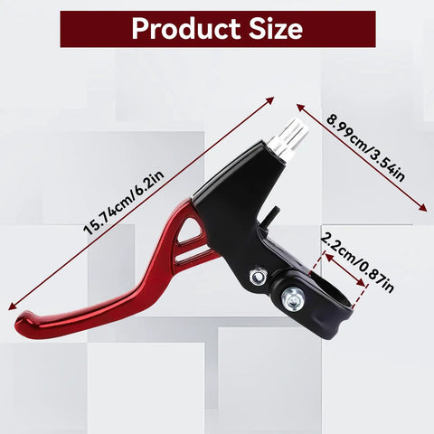 Universal Aluminum Alloy Bike Brake Levers For Mountain Road And BMX Ready To Ride, V Brake Compatible, 2.2cm Diameter