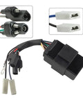 High Performance CDI Module Box Ignitor For Polaris Sportsman 335 400 500 Scrambler 500 Magnum 425 4x4 6x6 Ranger 425 500 Big Boss 500 Fits 1995 To 2002 Models Replacement CDI Plug And Play shown with connectors
