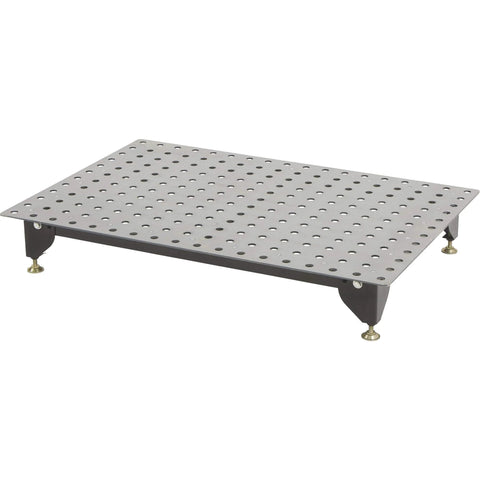Heavy Duty Steel Welding Table With 24-Piece Fit-Up Tool Kit, 600 Lb Capacity, 36 In L X 24 In W X 33 1/4 In H, 16 Mm Fixture Holes