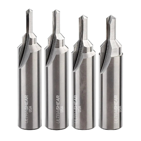 Knockout Countersink Slotting Router Bit For Size Eight Flathead Screws Solid Carbide Build With Half Inch Shank And Two Flutes built like a tank