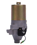12V 0.25KW 5.5HP Electric Starter Motor For 168F 170F Diesel Engines And Gasoline Engines Plug And Play Easy Install Spare Part Durable Engine Starter To Fire Up Small Power Units., compact metal starter motor with wiring lead on white background