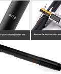 Aluminum Bicycle Seatpost Adapter Shim Sleeve 60Mm Fits 25.4 To 27.2Mm And 27.2 To 31.8Mm Seat Post To Frame CNC Machined Anti Slip Shim viewed