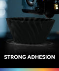 3D printed object on build plate using PLA Filament 1.75mm 1kg Spool Black, High Dimensional Accuracy +/- 0.02mm, Neatly Wound For Consistent Feeding