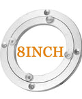 8 inch Beefy 360 Degree Swivel Plate Base For Round Tables With Aluminum Alloy Bearing