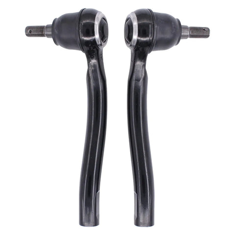Outer Front Left And Right Steering Tie Rod End For Infiniti And Nissan Cars Direct Fit Replacement For EX35 EX37 G25 G35 G37 M35 M45 M37 M56 Q40 Q50 Q60 Q70 Q70L QX50 And 370Z Heavy Duty Build Easy Install OEM Quality Steering Stability, black metal pair