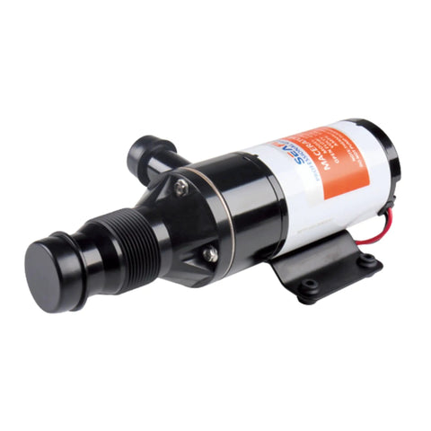 01 Series Macerator Pump 12V DC 12 GPM 45 LPM Open Flow Self Priming Anti Clog Run Dry Heavy Duty Marine Pump with connectors