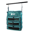 Hanging Carry On Travel Organizer With Mesh Windows For Quick Clothes Access Fits Any Suitcase Medium Size Green Travel Cubes
