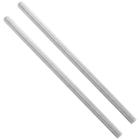 Two Pack M8 X 250mm Fully Threaded Rods 304 Stainless Steel Right Hand Threads Silver Finish Tough As Nails For DIY Projects