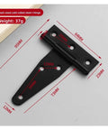 Heavy Duty 3 Inch 4 Inch 6 Inch T Shaped Door Hinges With Screws Rustproof Metal Wrought Hardware 270 Degree Opening Built To Last
