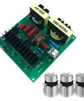 Beefed Up 150W Ultrasonic Cleaner Driver Board Kit With 3 Transducers For Automotive Parts And Pro Cleaning 220V 40KHz PCB Master Set