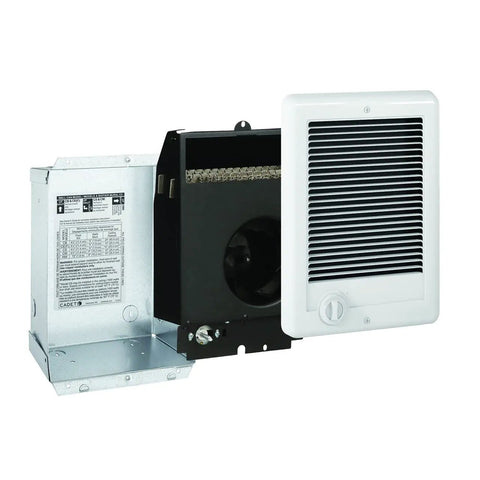 Front view of Go To Electric Wall Heater With Thermostat Complete Unit CSC202TW 240 And 208 Volt 2000 And 1500 Watt 6825 And 5120 BTU