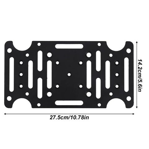Heavy Duty Universal Mailbox Post Mount Bracket Kit For 4x4 Wood Or Hollow Posts Outdoor Black Tough As Nails Mounting Adapter For Easy And Secure Mailbox Installation On Exterior Posts