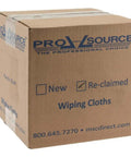 Cotton Reclaimed Rags White Sheeting Lint Free 5 Lb Box Pack for Heavy Duty Cleaning