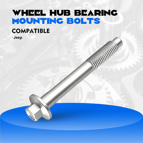 Wheel Hub Bearing Mounting Bolts For Jeep Grand Cherokee 2000 2010 And Jeep Cherokee 1984 2001 Replacement Hardware Silver Tone