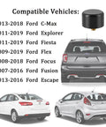 Chevy GMC Cadillac Ford Lincoln Buick Mercury Antenna Delete Cap Cover For Select Models All Black Aluminum Car Wash Safe Not A Radio Antenna Part Easy Install For Cars And SUVs shown with Ford compatibility list