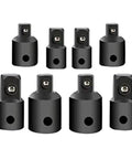 Check out this 24 Piece Chrome Steel Socket Adapter Kit With Secure Detent Balls Perfect For Your Cars And Trucks To Tackle Any Project Without Breaking The Bank Or Lugging Heavy Gear Around. 24-piece black socket adapters