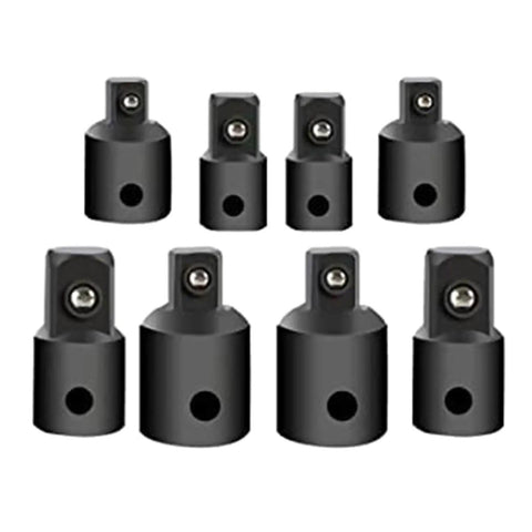 Check out this 24 Piece Chrome Steel Socket Adapter Kit With Secure Detent Balls Perfect For Your Cars And Trucks To Tackle Any Project Without Breaking The Bank Or Lugging Heavy Gear Around. 24-piece black socket adapters