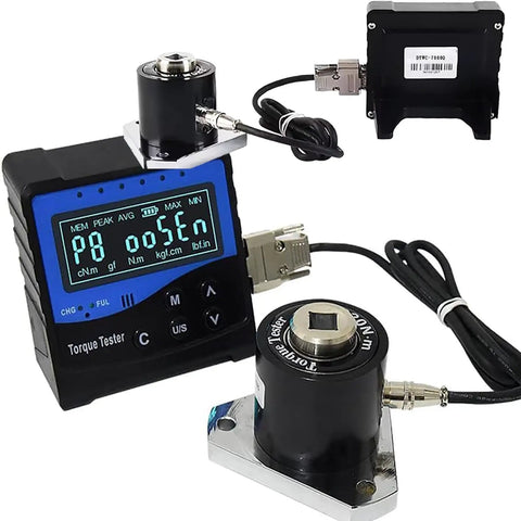 Digital Torque Calibrator And Tester For Auto Repair And Construction Pro Grade Gear 550Nm Torque Calibration Tool With 55.0 To 550.0 Nm Range Plus One Percent Accuracy 2000 Data Storage Clockwise And Counterclockwise Modes, digital display