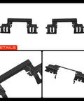 A-Premium Front Disc Brake Hardware Kit For Dodge Charger Magnum And Chrysler 300 Fit Perfectly With Smooth Stops And Top Notch Performance To Keep Your Ride Safe On The Road, black steel clips