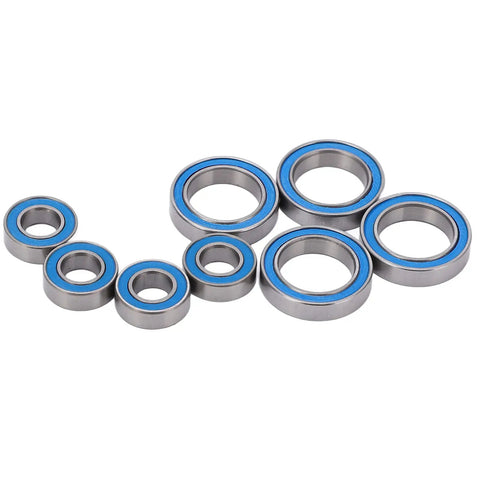 8Pcs Stainless Steel Sealed Ball Bearings for RC Crawler Cars Upgrade Parts for Arrma 3S Rock Granite Outcast High Durability