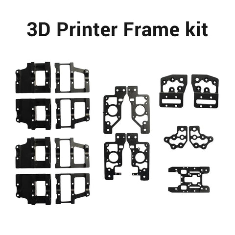 Heavy Duty Aluminum 3D Printer Frame Kit With Complete Screw Hardware For 2.4 Control Board Upgrade Smooth Z Axis Belt Tensioner Lightweight Rock Solid Design No Sweat Snap Together Install