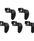 Built Tough Metal Fishing Reel Backstop Switch Replacement Spinner Wheel Repair Kit Dark Gray set of five black spare parts