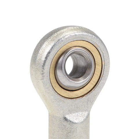 6mm Rod End Bearing With M6x1.0 Left Hand Thread, Female Ball Joint, 4 Pack For Machinery And Automation, Spherical Joint In Carbon Steel Housing, Built Tough For Hydraulic Cylinders close-up