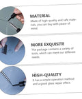 Powerful Windshield Crack Repair Kit For Quick Easy Fixes And Large Area Cracks Tool Set with resin gel application guide