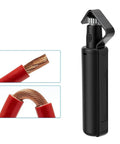 ASHATA Adjustable Cable Stripper Tool For Round Wire Jacket Slitter, black ergonomic design and wire cutting mechanism shown.