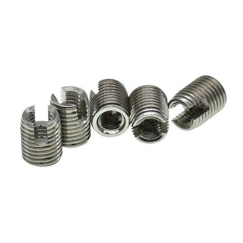 Hella Heavy Duty Stainless Steel Thread Inserts Built Tough For Rapid Metal Thread Repair Knockout Self Tapping Grip With Crisp Slotted Screws Ideal For Any Quick Diy Patch Or Serious Shop Upgrade Includes A Clean Ten Piece Roll