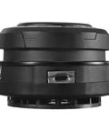 Side view of Rapid Reload Trimmer Head for 15 Inch Electric String Trimmers No Alignment Eyelet Clockwise Twist Free Rotating Bump Cap Easy Rewind No Tangle Uses 0.080 And 0.095 Line For Homeowners And Pros