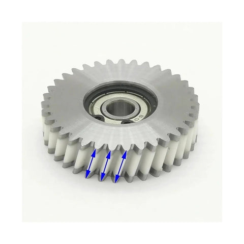 47.5x12mm Oblique Planetary Gear 35T Helical Gear With 8mm Bearings Nylon And Steel Construction For Electric Bike Hub Motor Replacement Parts