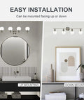 Four Light Vanity Lighting Fixture With Globe Seeded Glass Shades In Brushed Nickel Finish For Over Mirror Bathrooms Industrial Modern Style E12 Compatible Delivers Warm Vibe With A Dope Next Level Look mounted in bathroom and living area