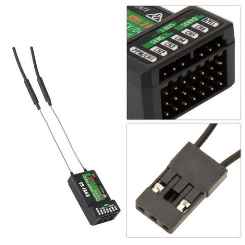 Flysky FS IA6B 6 Channel 2.4GHz AFHDS 2A Receiver Compatible With I4 I6 I6S I6X I10 Transmitters detail view