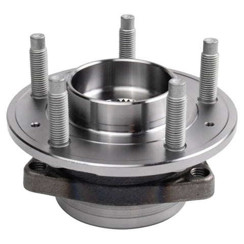Front Wheel Bearing Hubs 2-Piece Set With 5-Lug Fit For Chevy Malibu 20-22 Equinox 18-24 shown in front view