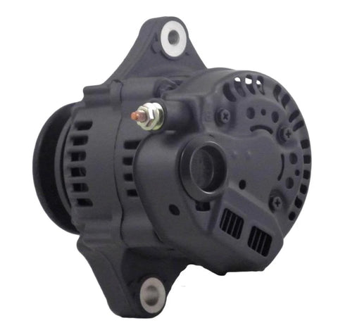 Side view of Self-Exciting 60 Amp Mini Alternator for Denso Type with Low Mount 93mm 12V 1-Wire Replaces 8162