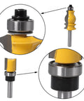 One Set Top Mounted Router Bit Bearing Replacement Kit With Ball Bearing Guides For Router Bits Upgrade And Repair Tools