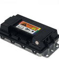 Heavy Duty Programmable Motor Controller 48V 60V 72V 80A for 2000W electric scooter, showing top view with warning labels.