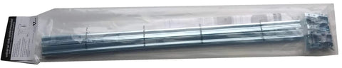 Heavy Duty 23 Inch Universal Undermount Sink Installation Kit All Metal Construction Includes Hardware No Drilling Into Countertop Cabinet