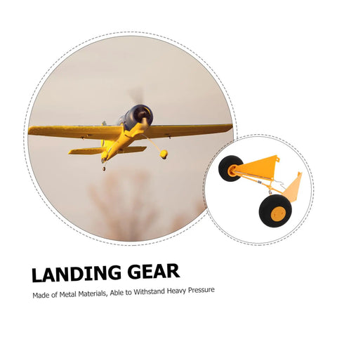 Lightweight RC Airplane Landing Gear Kit Easy Install For RC Plane Model Aircraft Durable Plastic Construction For Stable Landings