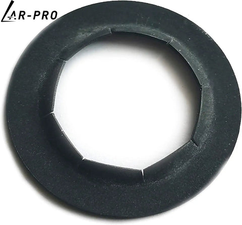 Eight Pack Spring Steel Push-On Push Nuts For Dolly Wheels Fits Five Eighths Inch Dolly Axle Rods With Oiled Phosphate Finish