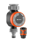 Easy To Use Mechanical Water Timer With Flow Control For Sprinklers And Drip Irrigation, manual start, tap-mounted gadget