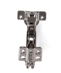 165 Degree Cabinet Hinge For Corner Cabinets, Adjustable Spring Hinge 135 To 170 Degrees, Nickel Plated Steel, top view