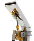 Close-up of Pro Grade Upholstery Carpet And Auto Detailing Wand With Brass Jet 1000 PSI showing stainless steel vacuum head.